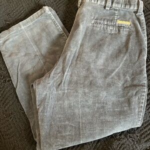 Haggar Men's Corduroy Pants in Gray